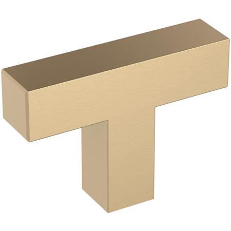 Amerock Intersect 1-15/16 Inch Bar Cabinet Knob - Pack of 25 Champagne Bronze