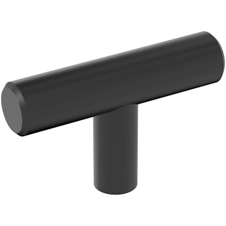 Amerock Hollow 2 Inch Bar Cabinet Knob - Pack of 10 Matte Black