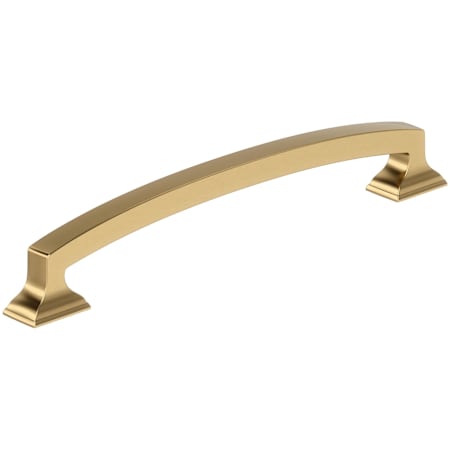 Amerock Incisive 6-5/16 Inch Center to Center Handle Cabinet Pull - Pack of 25 Champagne Bronze