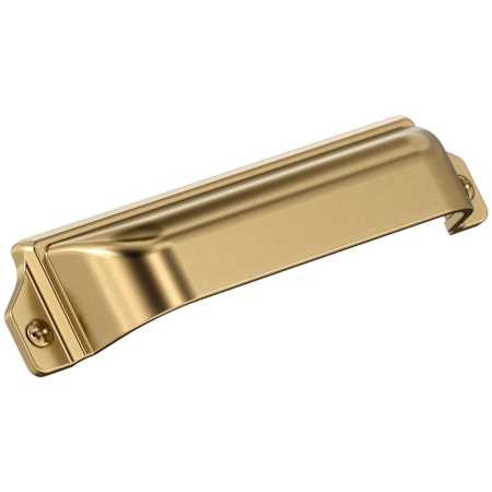 Amerock Haven 3 and 3-3/4 Inch Dual Center to Center Cup Cabinet Pull - Pack of 10 Champagne Bronze