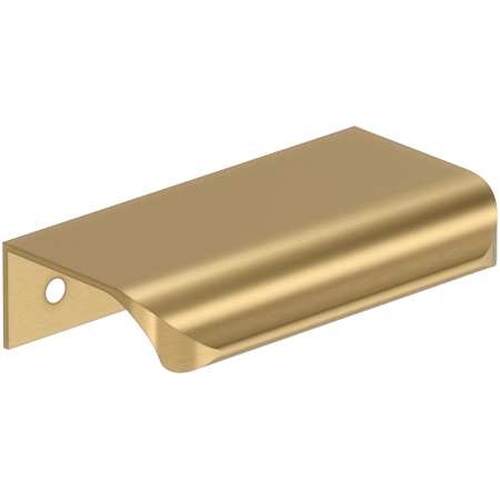 Amerock Streamline Tab 2-3/16 Inch Center to Center Finger Cabinet Pull - Pack of 10 Champagne Bronze