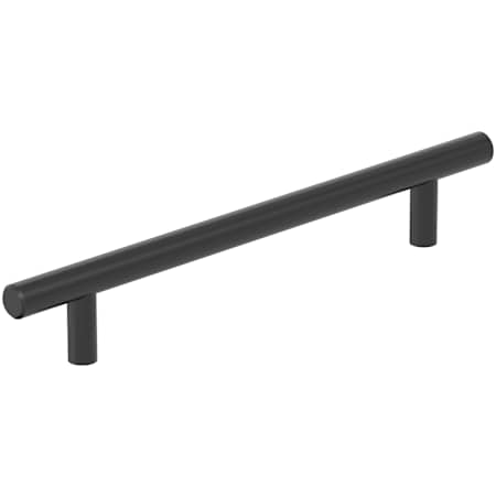 Amerock Hollow 6-5/16 Inch Center to Center Bar Cabinet Pull - Pack of 10 Matte Black