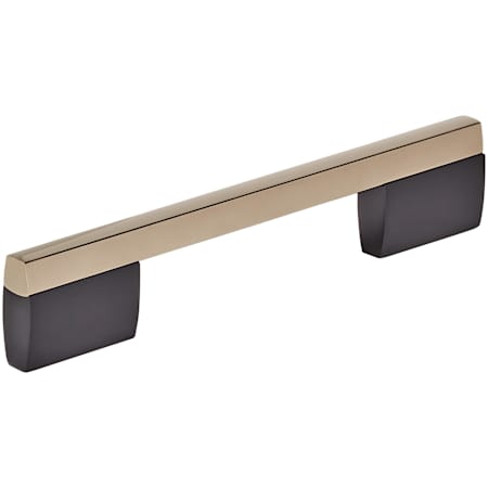 Amerock Claremont 6-5/16 Inch Center to Center Bar Cabinet Pull Matte Black / Rose Gold