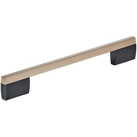 Amerock Claremont 8-13/16 Inch Center to Center Bar Cabinet Pull Matte Black / Rose Gold