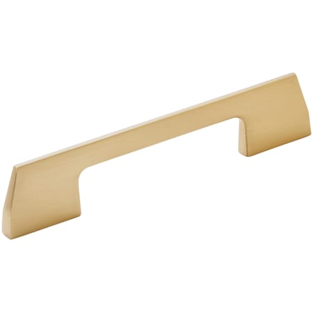 Amerock Angle 3-3/4 Inch Center to Center Handle Cabinet Pull Champagne Bronze