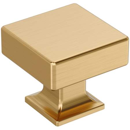Amerock Lintel 1-1/4 Inch Square Cabinet Knob Champagne Bronze