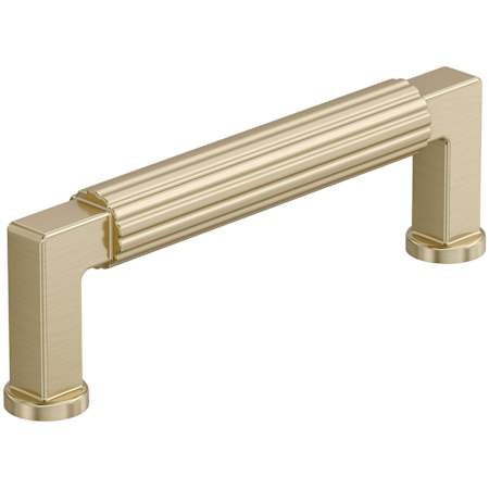 Amerock Ballard 3-3/4 Inch Center to Center Fluted Handle Cabinet Pull Golden Champagne