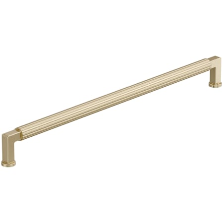 Amerock Ballard 18 Inch Center to Center Fluted Appliance Pull Golden Champagne