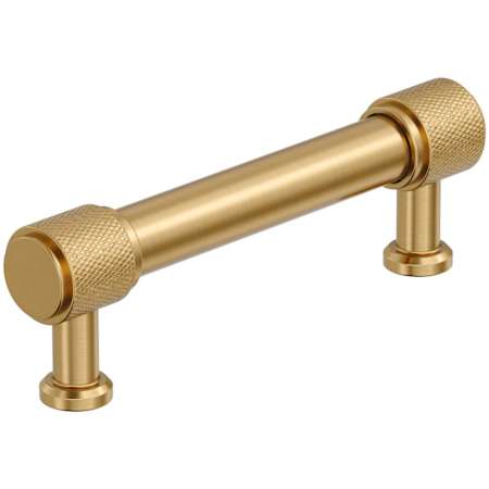 Amerock Faraday 3-3/4 Inch Center to Center Knurled Bar Cabinet Pull Champagne Bronze