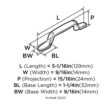 Amerock-BP53007-Dimensions of Angle View