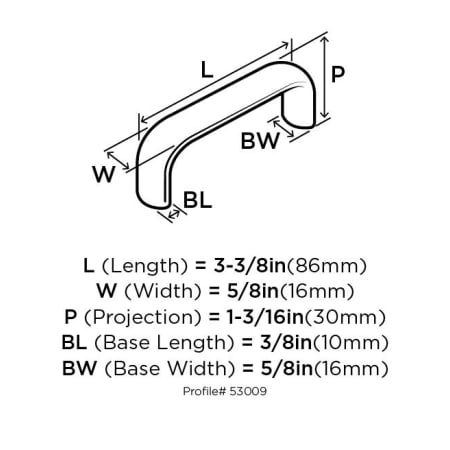 Amerock-BP53009-Dimensions of Angle View