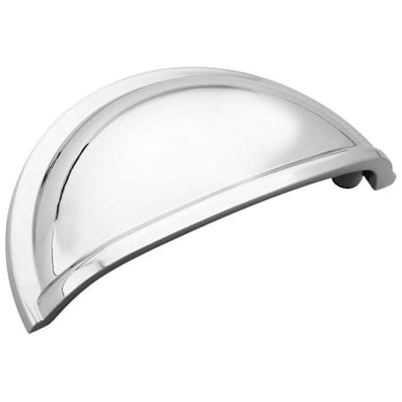 Amerock Cup Pulls 3 Inch Center to Center Cup Cabinet Pull Polished Chrome