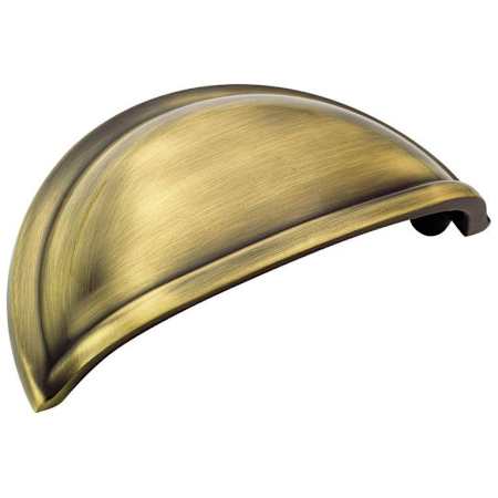 Amerock Cup Pulls 3 Inch Center to Center Cup Cabinet Pull Elegant Brass