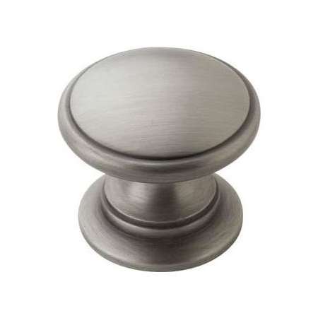 Amerock Ravino 1-1/4 Inch Mushroom Cabinet Knob Antique Silver