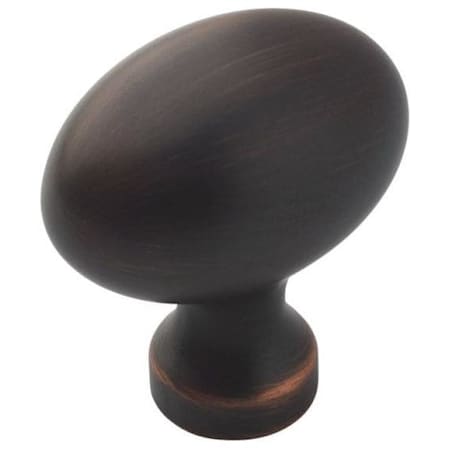 Amerock Everyday Heritage 1-3/8 Inch Long Oval Cabinet Knob - Package of 25 Oil Rubbed Bronze