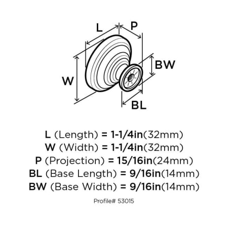 Amerock-BP53015-Dimensions of Back View