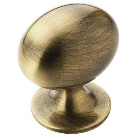 Amerock Everyday Heritage 1-3/8 Inch Oval Cabinet Knob Elegant Brass