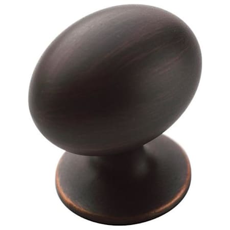 Amerock Everyday Heritage 1-3/8 Inch Oval Cabinet Knob Oil Rubbed Bronze