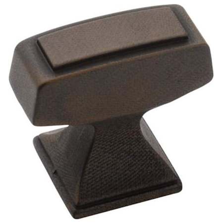 Amerock Mulholland 1-1/4 Inch Bar Cabinet Knob Antique Rust