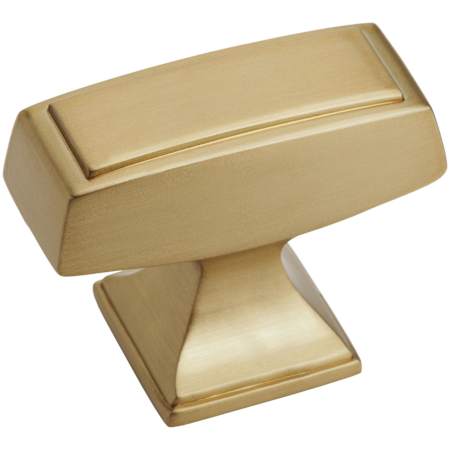 Amerock Mulholland 1-1/2 Inch Rectangular Cabinet Knob Champagne Bronze