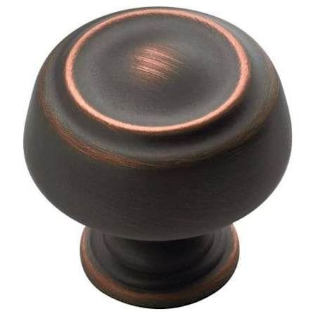 Amerock Kane 1-3/16 Inch Diameter Mushroom Cabinet Knob - Package of 10 Oil Rubbed Bronze