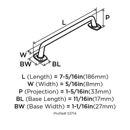 Amerock-BP53714-Dimensions of Angle View