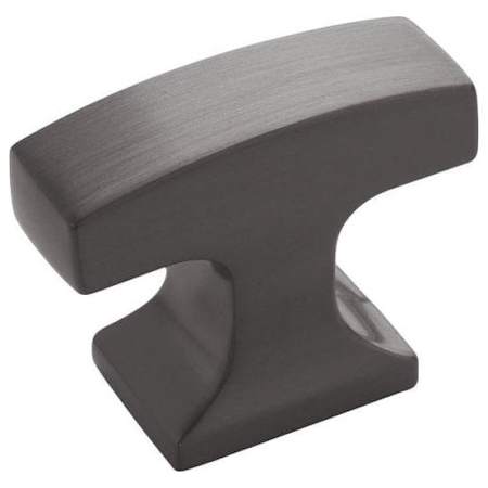 Amerock Westerly 1-5/16 Inch Bar Cabinet Knob Graphite