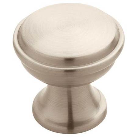 Amerock Westerly 1-3/16 Inch Mushroom Cabinet Knob Satin Nickel