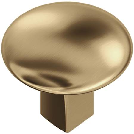 Amerock Riva 1-1/4 Inch Oval Cabinet Knob Champagne Bronze