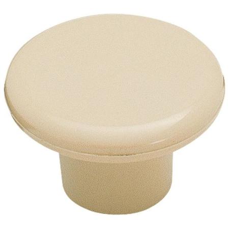 Amerock Everyday Heritage 1-1/4 Inch Mushroom Cabinet Knob Almond Plastic