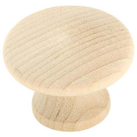 Amerock Everyday Heritage 1-1/4 Inch Mushroom Cabinet Knob Unfinished
