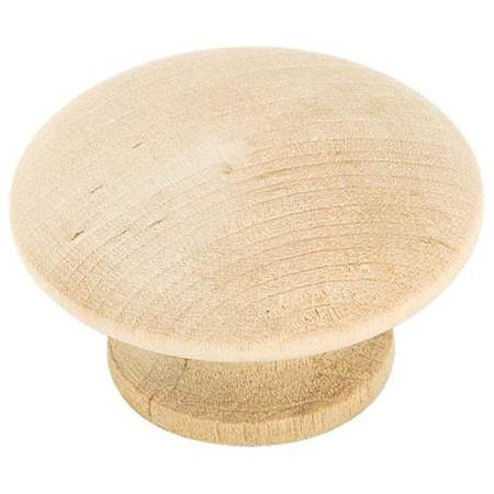 Amerock Everyday Heritage 1-1/2 Inch Mushroom Cabinet Knob Unfinished