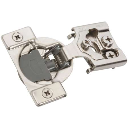 Amerock 1/2" (13mm) Overlay Face Frame Soft-Close Concealed Cabinet Hinge - 1 Pair Nickel