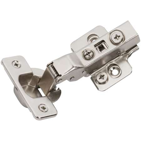 Amerock Half Overlay Frameless Soft Close Euro Concealed Cabinet Hinge - 1 Pair Nickel