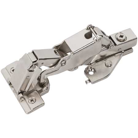 Amerock Full Overlay Face Frame 165 Degree Lazy Susan Bi-Fold Door Self Close Concealed Cabinet Hinge - 1 Pair Nickel