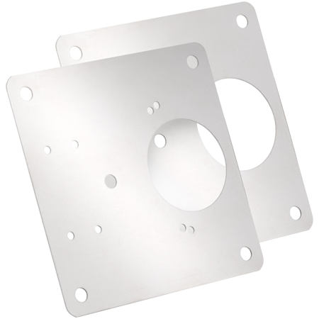 Amerock Cabinet Hinge Installation Repair Plate - 1 Pair Steel
