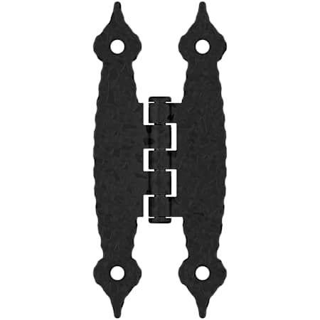 Amerock Functional Hardware Overlay Surface Mount Cabinet Door Hinge with 105 Degree Opening Angle - Pair Colonial Black