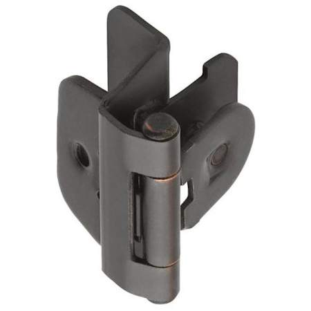 Amerock Pair of 1/4" Overlay Double Demountable Hinges - 10 Pack Oil Rubbed Bronze