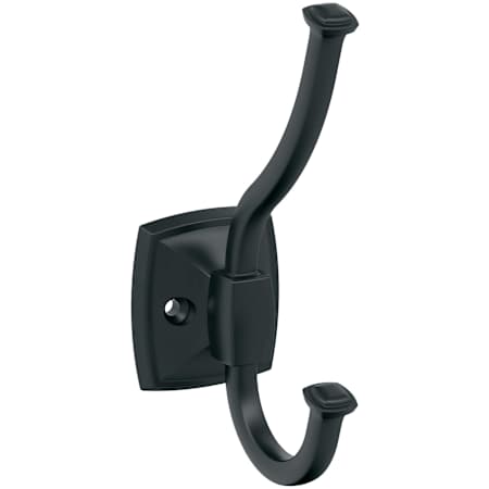 Amerock Kinsale Double Robe Hook Matte Black