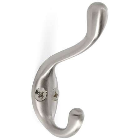 Amerock 13/16 Inch Wide Medium Coat and Hat Hook Satin Nickel