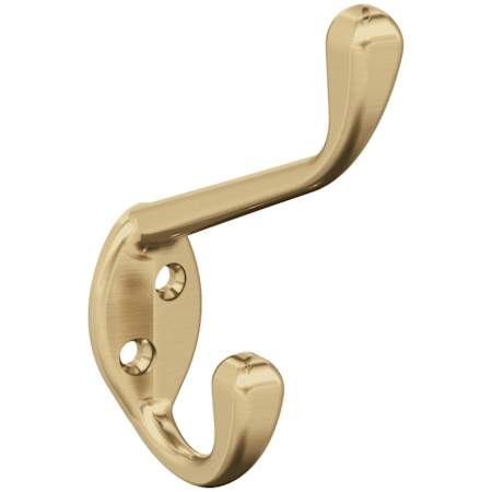 Amerock Noble Double Robe Hook Champagne Bronze