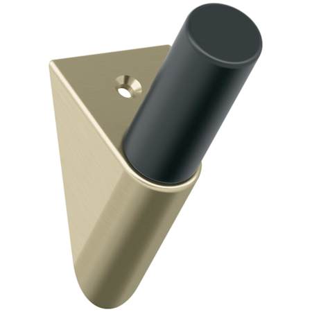 Amerock Acclivity Single Robe Hook Golden Champagne / Matte Black