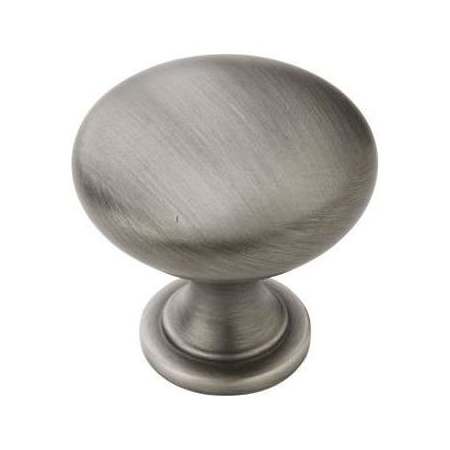 Amerock Edona (4) 1-1/4 Inch Mushroom Cabinet Knob - 4 Pack Antique Silver