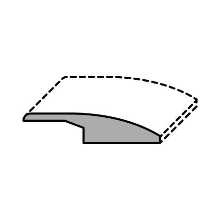 Anderson Tuftex Kensington 78" Engineered Hardwood Overlap Reducer - Sold by Piece (6.5 LF/Piece) Earl's Court