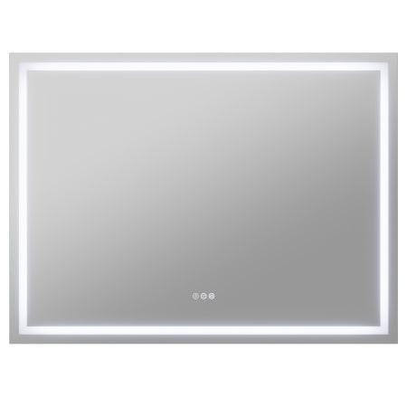 Anzzi 36" x 48" Frameless Bathroom Wall Mirror - with Anti-Fog Technology Silver