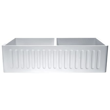 ANZZI-K-AZ22-2A-Glossy White front sink view