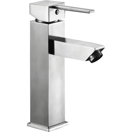 Anzzi Pygmy 1.2 GPM Single Hole Single Handle Bathroom Faucet Brushed Nickel
