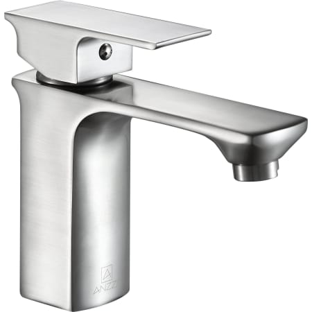 Anzzi Promenade 1.2 GPM Single Hole Single Handle Bathroom Faucet Brushed Nickel
