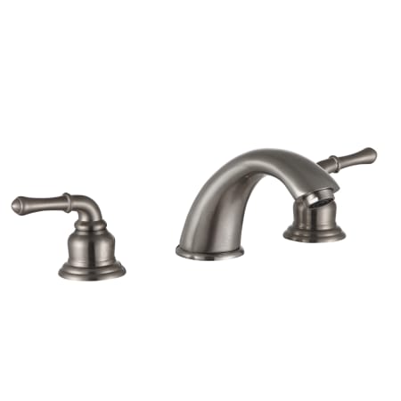 Anzzi Princess 1.2 GPM Widespread Double Handle Bathroom Faucet Brushed Nickel