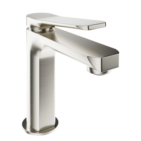 Anzzi 1.2 GPM Single Hole Bathroom Faucet with Pop-Up Drain Assembly Brushed Nickel